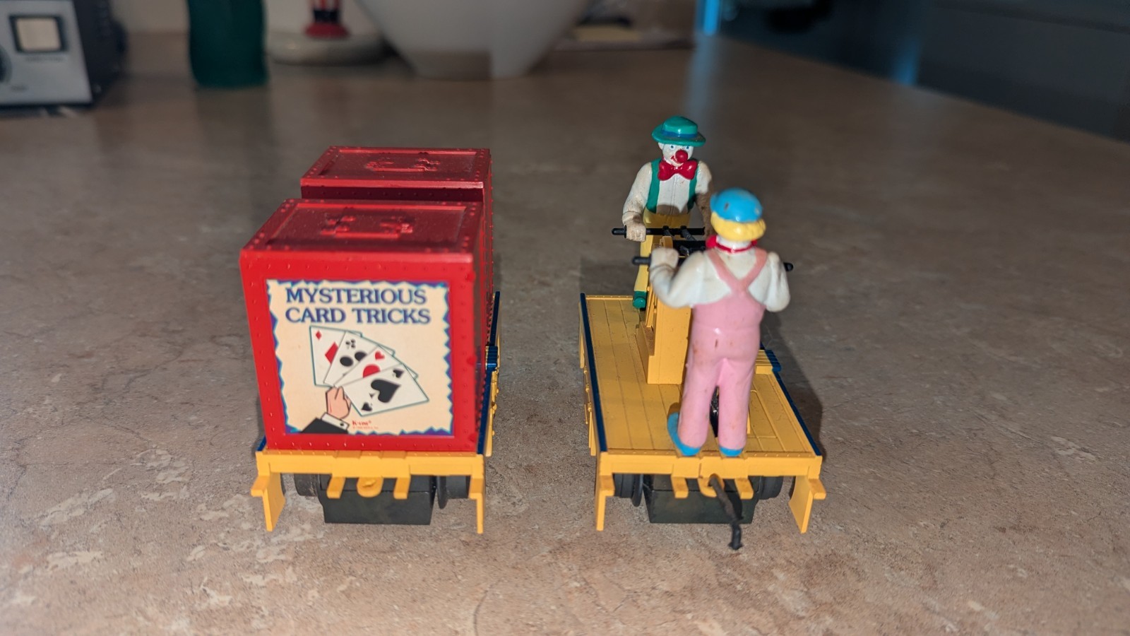 K LINE CIRCUS TRANSPORT RAILROAD CLOWN HAND CAR