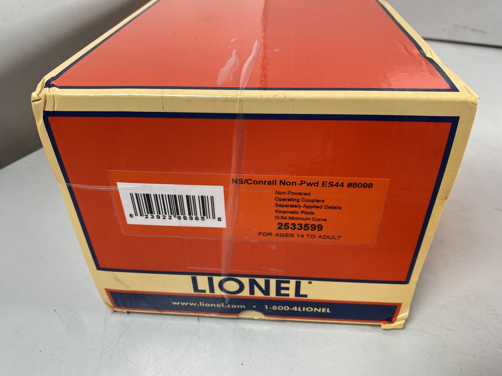 Lionel BTO NS (CONRAIL) Non-Powered ES44 #8098 Diesel Engine O-Gauge Blue *USED*