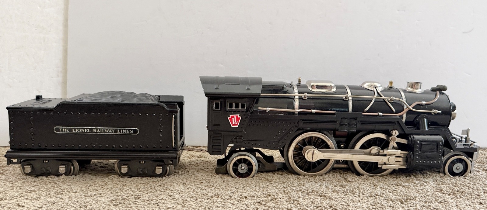 Lionel Standard Gauge 1835E Locomotive & 1835W Tender Reconstructed/Restored
