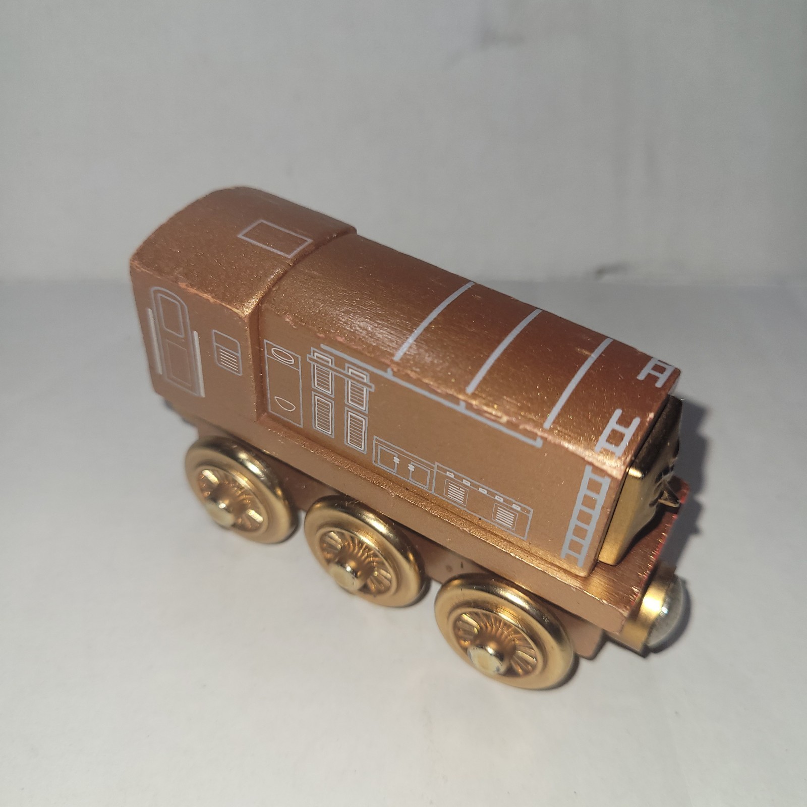 Thomas Friends Wooden Railway Limited 60 Year Edition Diesel Gold Train VGUC 3