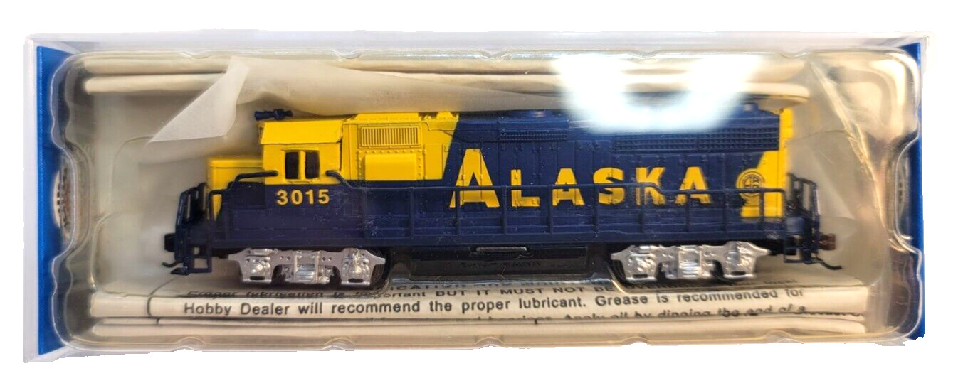 N Bachmann 63598 Alaska EMD GP40 Diesel Loco #3015 (Tested) knuckle cplrs NIB