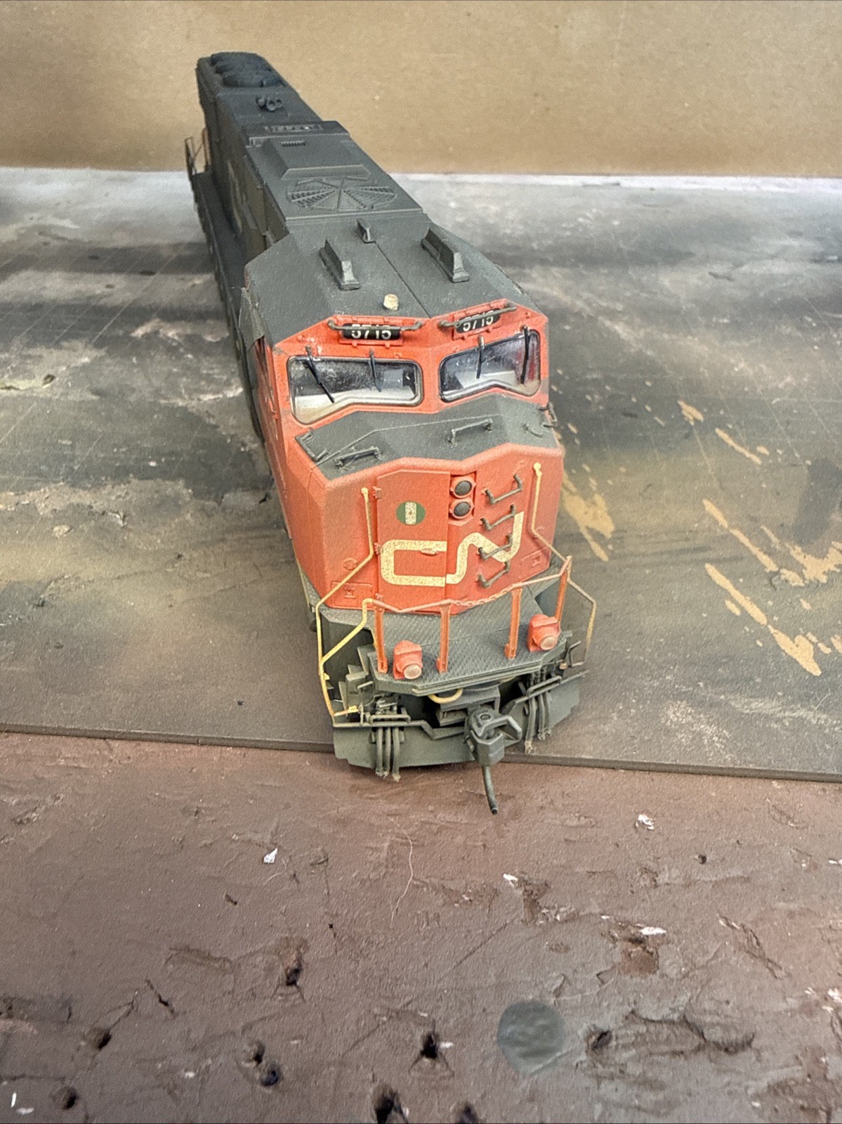 Ho Scale Custom Weathered Walthers CN EMD SD75I DCC Sound With Added Details