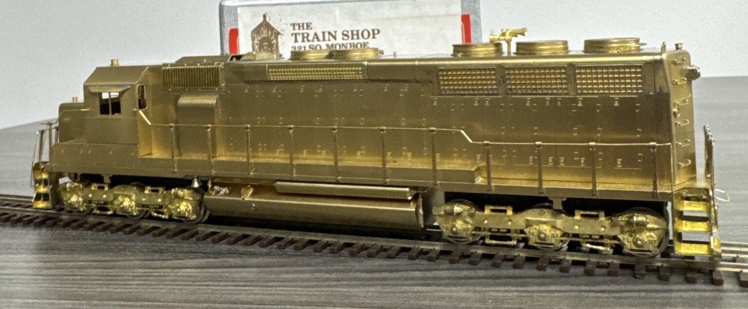 The Train Shop HO Brass SD-45 STD. Diesel Locomotive – Unpainted, Tested & NOS!