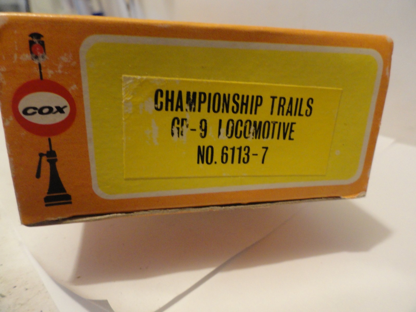 COX HO Championship Trails GP-9 Locomotive No. 6113-7 NIB Tested Runs & Lights