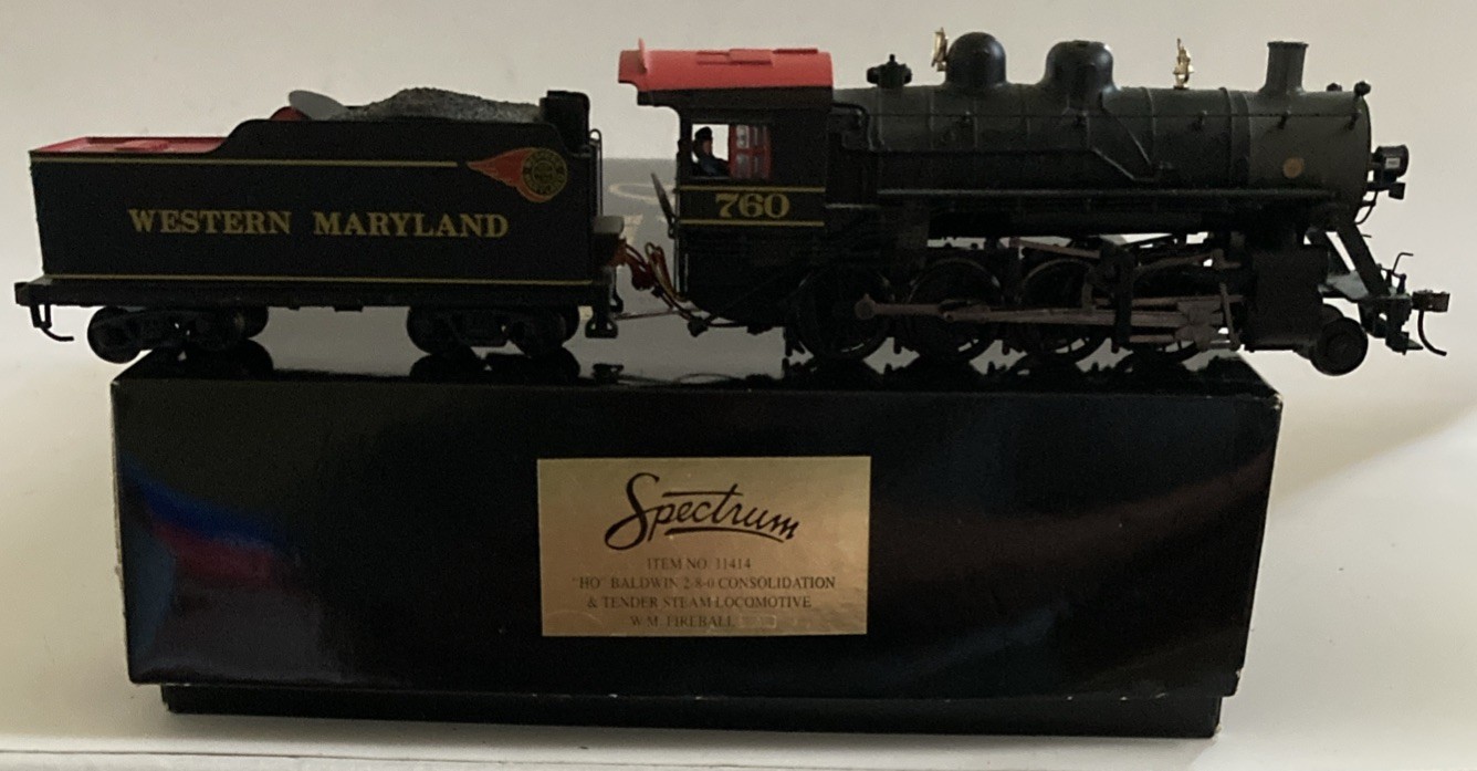Spectrum HO WM #760 Baldwin Consolidation 2-8-0 Steam Engine – DCC Ready