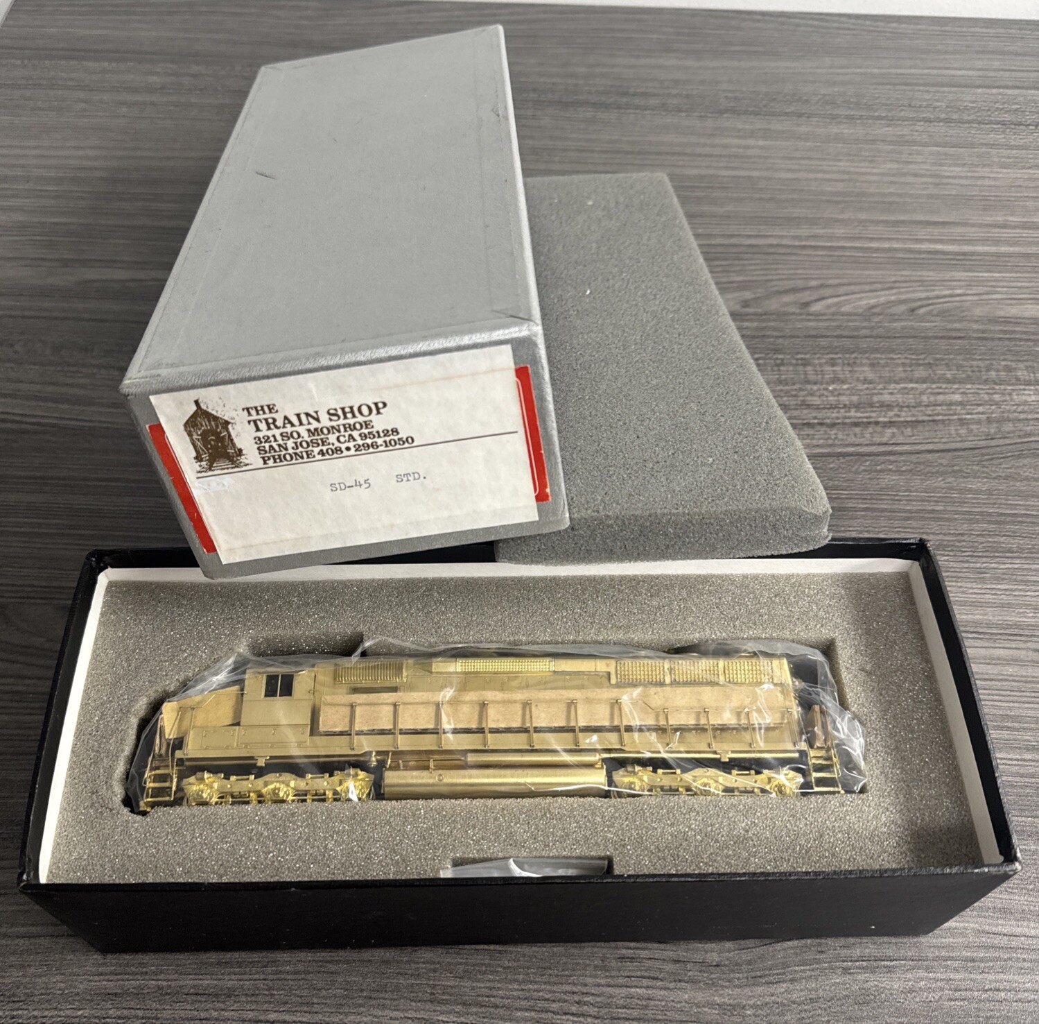 The Train Shop HO Brass SD-45 STD. Diesel Locomotive – Unpainted, Tested & NOS!