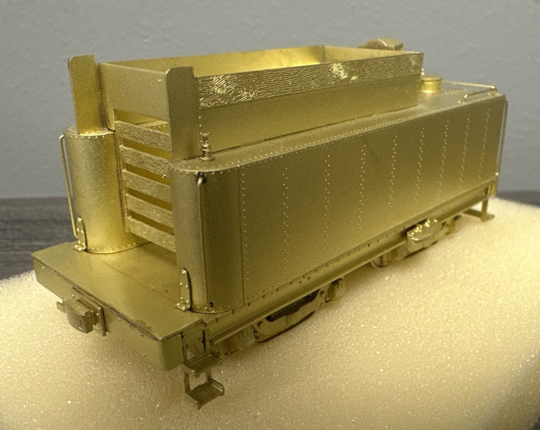 Oriental Limited HO Brass #896T CB&Q 0-6-0 Clear Vision Tender – Unpainted NIB!