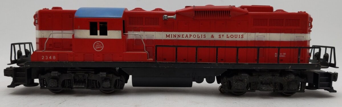 Lionel 2348 Vintage O Minneapolis & St. Louis GP-9 Diesel Locomotive