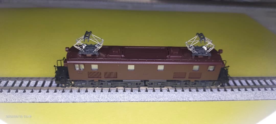 World Kogei JNR EF13-25 Brown N Gauge Electric Locomotive