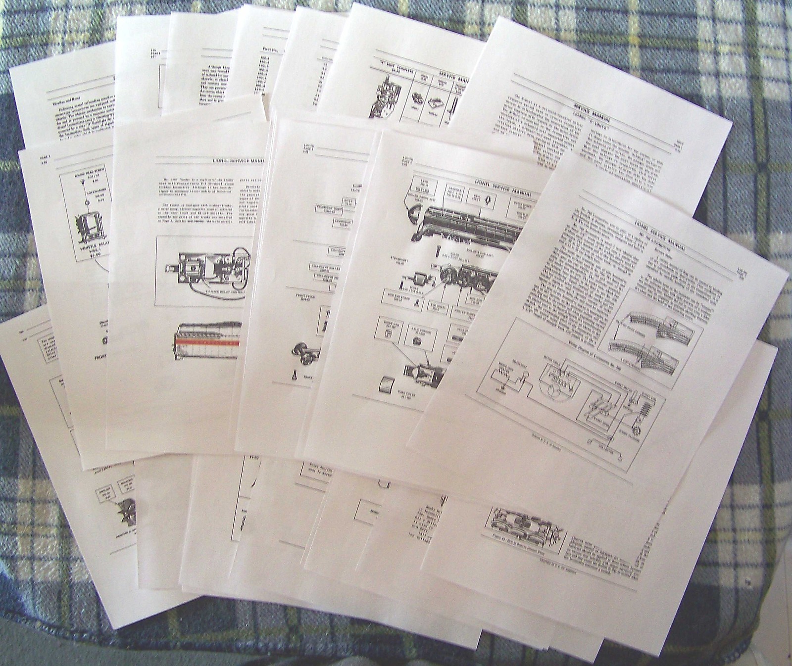 Lionel PW 1957-60 746 Norfolk & Western 4-8-4 Loco/746W tender Service manual