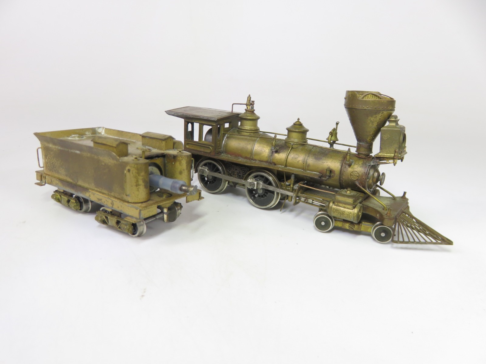 Pacific Fast Mail Brass HO Scale V&T Virginia Truckee 4-4-0 Steam Locomotive