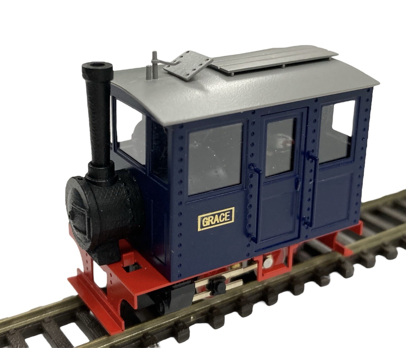 HOn30/HOe Scale PH Super Mini 0-4-0 Glass Box Steam Locomotive Kit NIB H0e 009