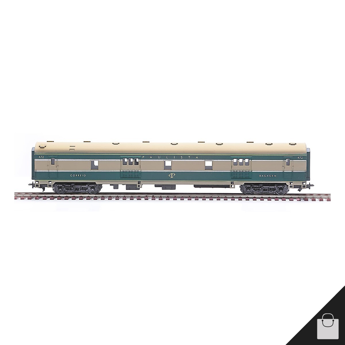 Frateschi 5 Pullman Passenger Cars 2440 Set CPEF Coaches Train Wagons Kit 1:87