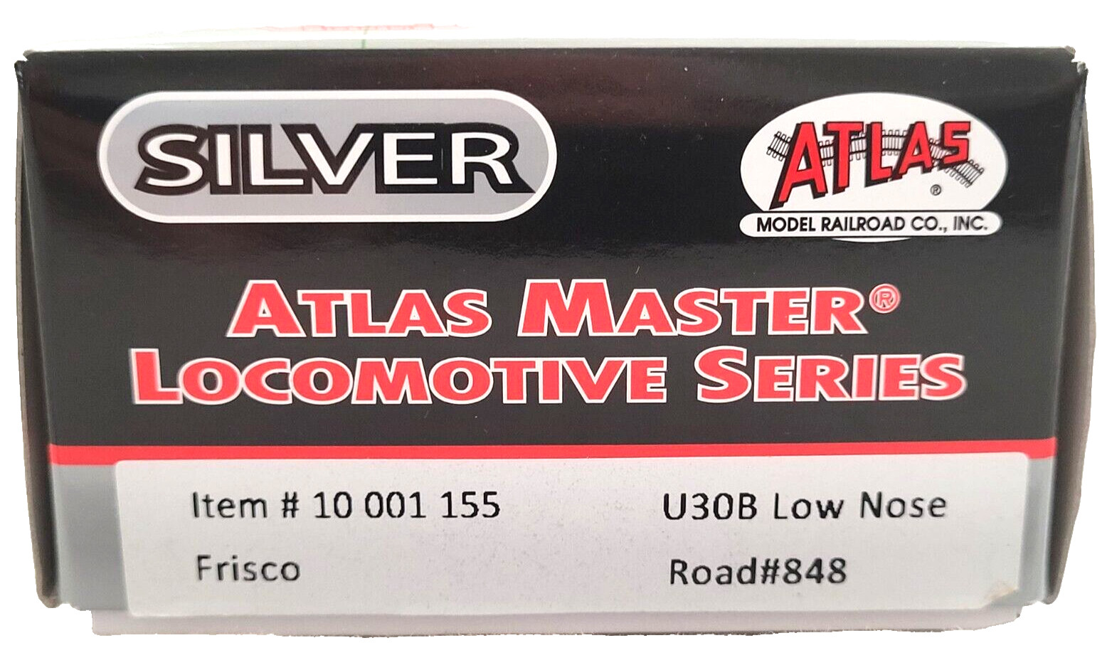 Atlas Silver 10001155 HO Scale GE U30B FRISCO #848 DCC Ready New in Box Tested