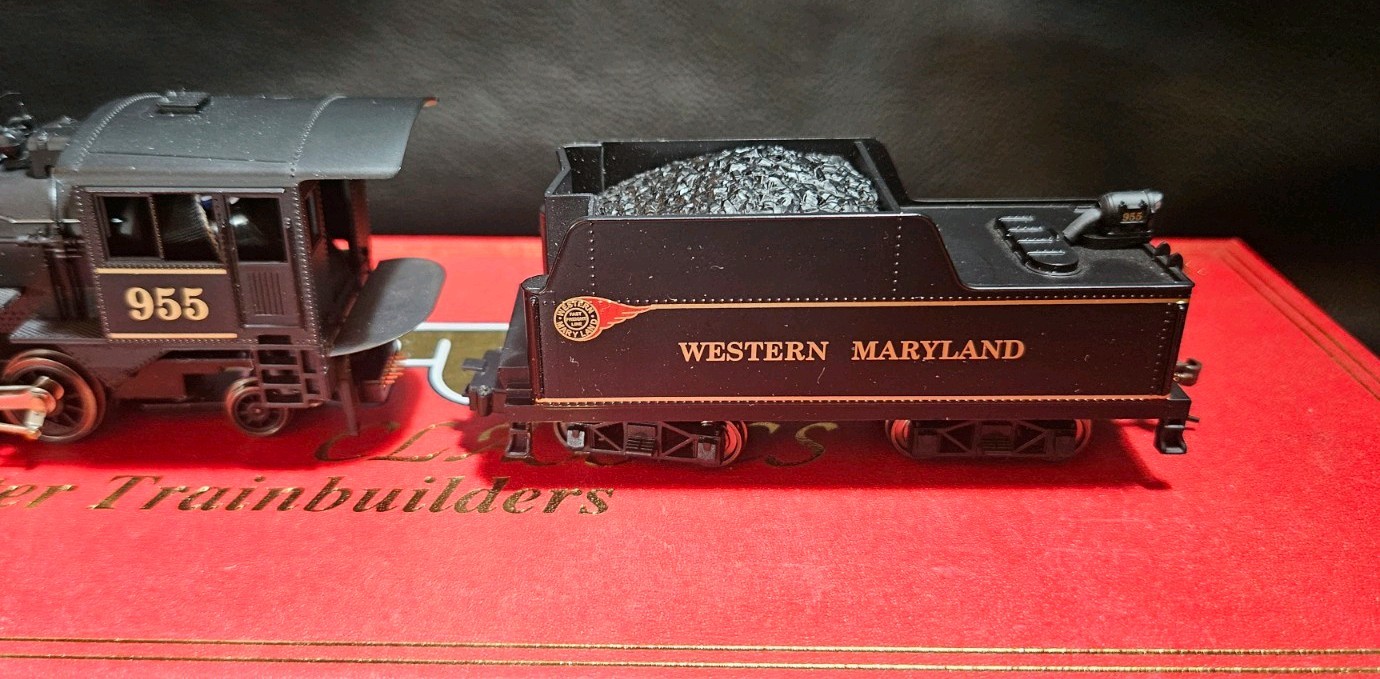 MANTUA 2-6-6-2 ARTICULATED WITH TENDER-FLYWHEEL DRIVE WESTERN MARYLAND