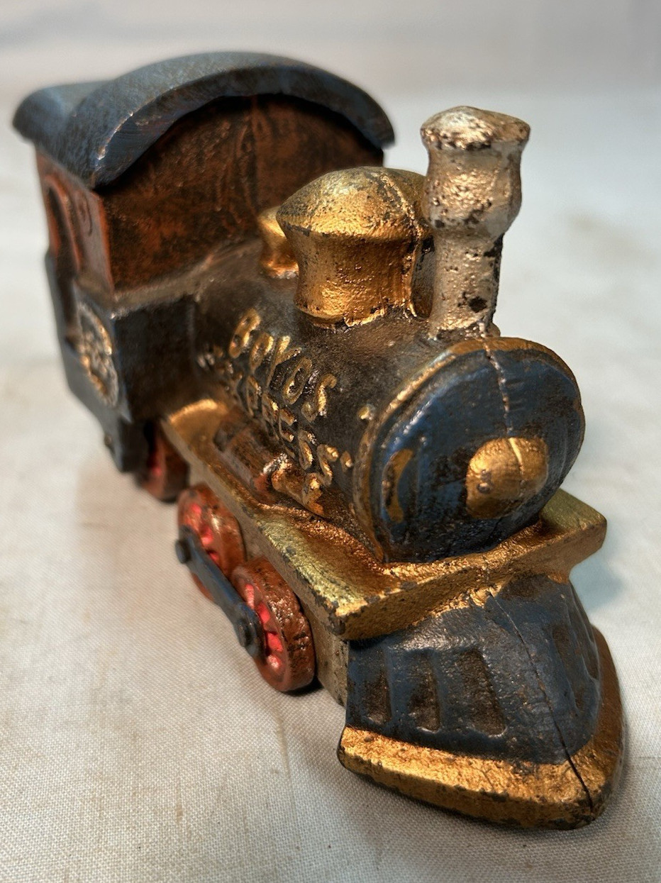 BOYDS EXPRESS TRAIN ENGINE – LOCOMOTIVE – CAST IRON FLOOR TOY – BOYDS BEARS EX!