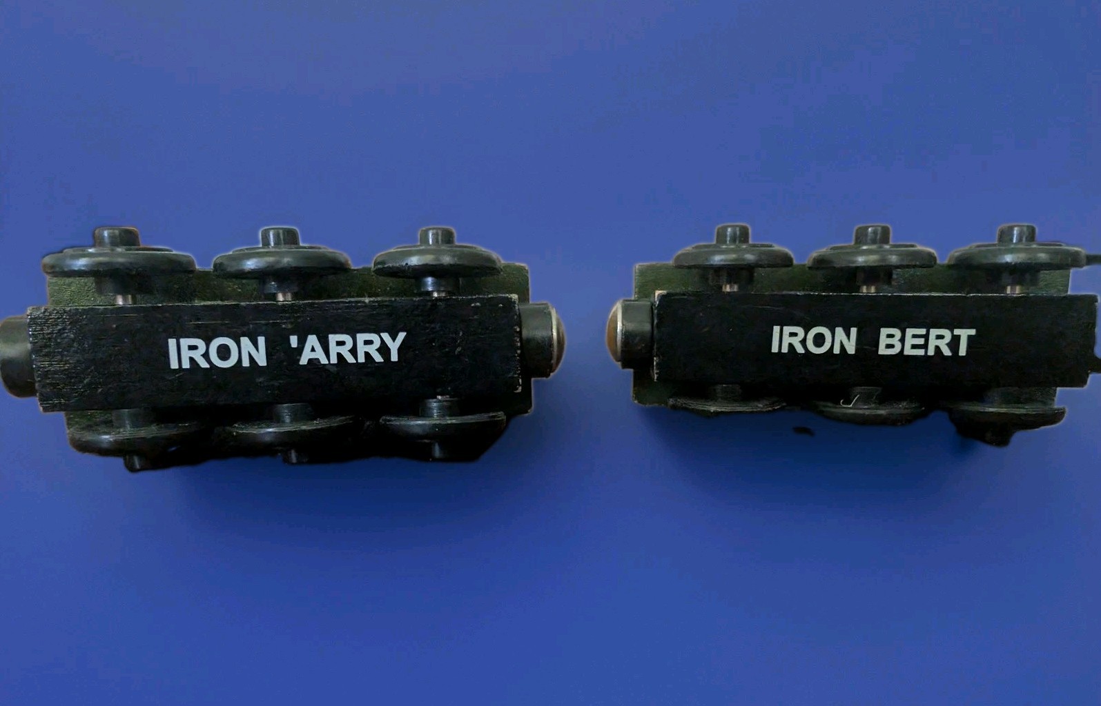 Thomas & Friends Wooden Railway Iron Arry and Iron Bert Train Lot