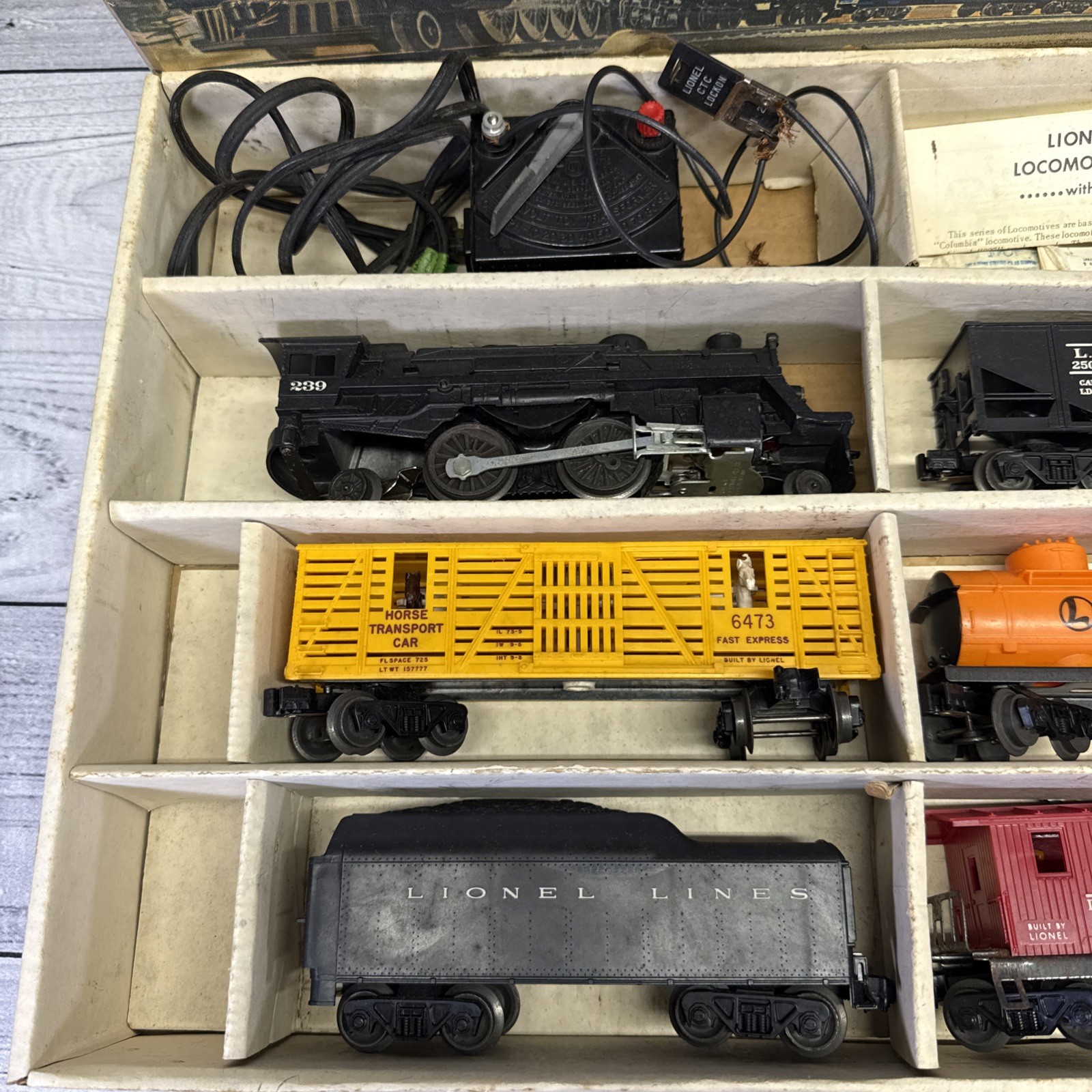 VTG 60s Lionel Steam Freight w/ Smoke Electric Train 11540 Set in Box -Untested