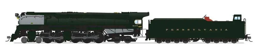 BLI BRASS HYBRID 7800 Q-2 4-4-6-4 Duplex Steam Loco DCC/Sound/SMKE #6131 NIB