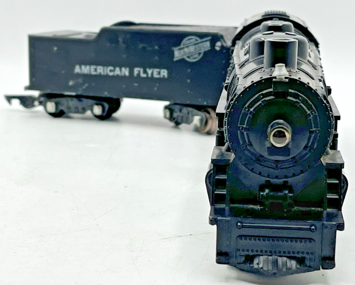 Gilbert American Flyer S Gauge #282 Pacific Loco/Tender Runs/Smokes/Choo-Choos