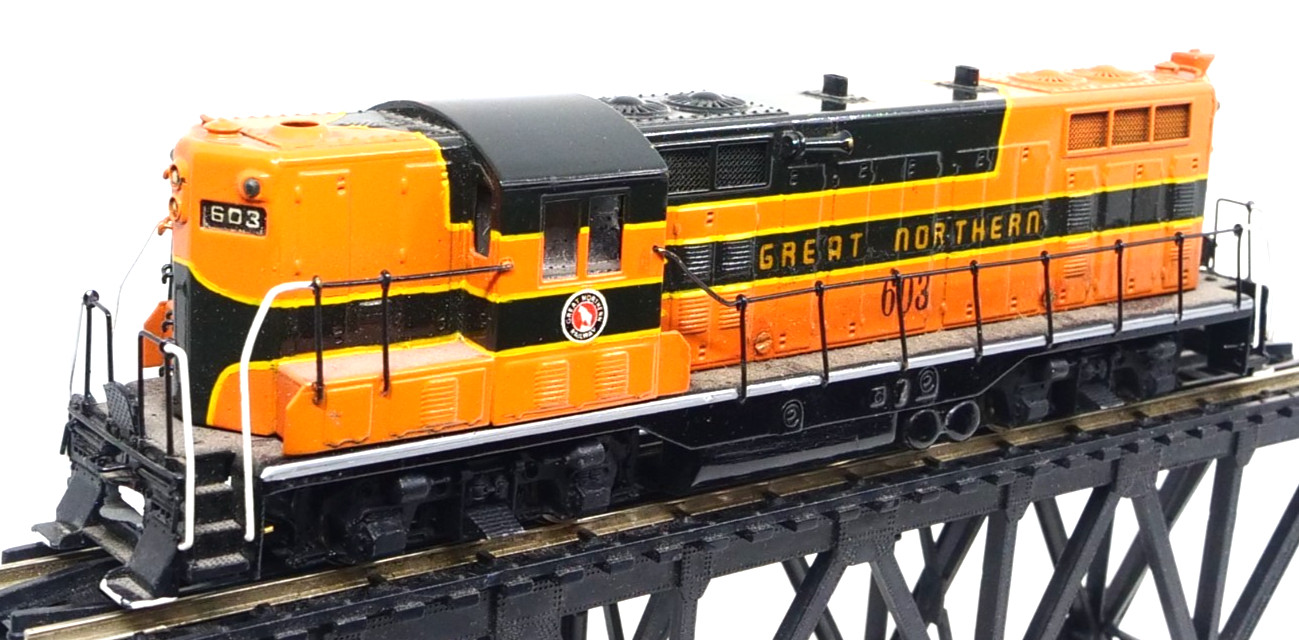 Vintage Tenshodo HO DC Great Northern GN 603 GP7 Diesel Loco Tested Not Boxed