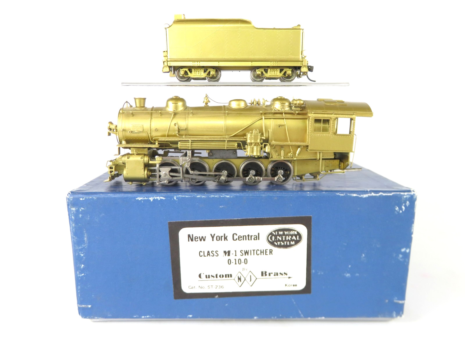 NJ Custom Brass ST-236 HO Scale NYC New York Central 0-10-0 M-1 Steam Locomotive