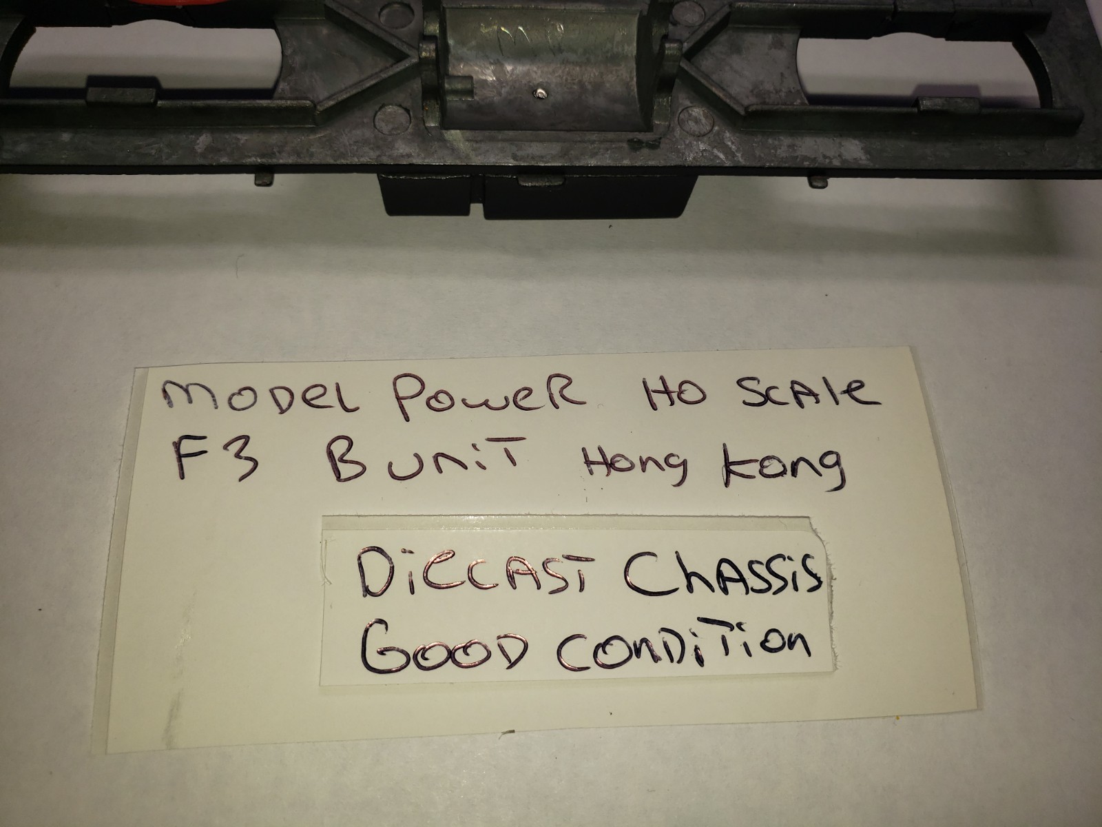 F3 B UNIT DIECAST METAL CHASSIS LOCOMOTIVE HO SCALE MODEL POWER HO SCALE