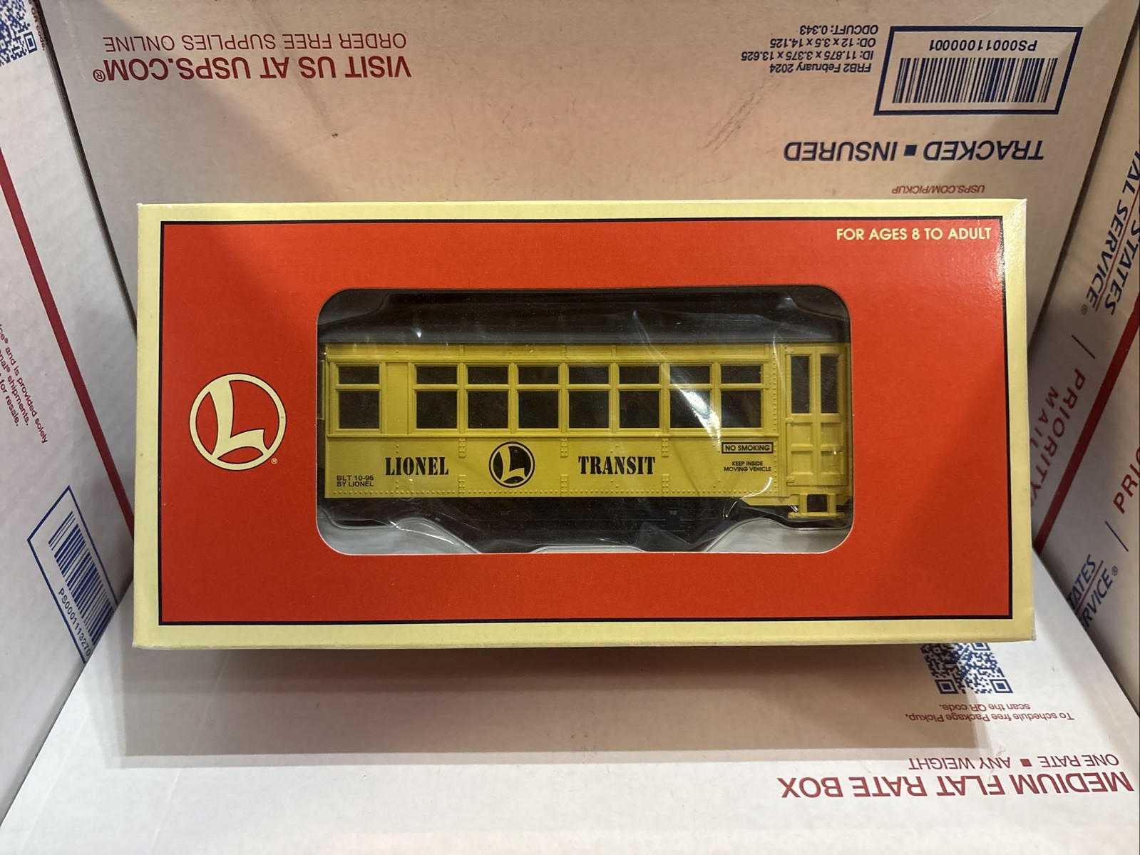 Lionel O Gauge 6-18431 Lionel Transit Trolley Car NIB New