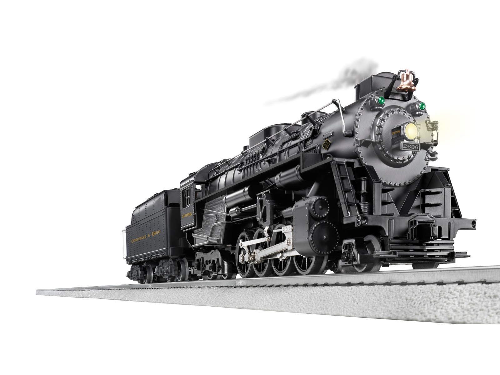 LIONEL 2432090 C&O BERKSHIRE 2-8-4 LIONCHIEF PLUS 2.0 O GAUGE 3 RAIL RD#2696