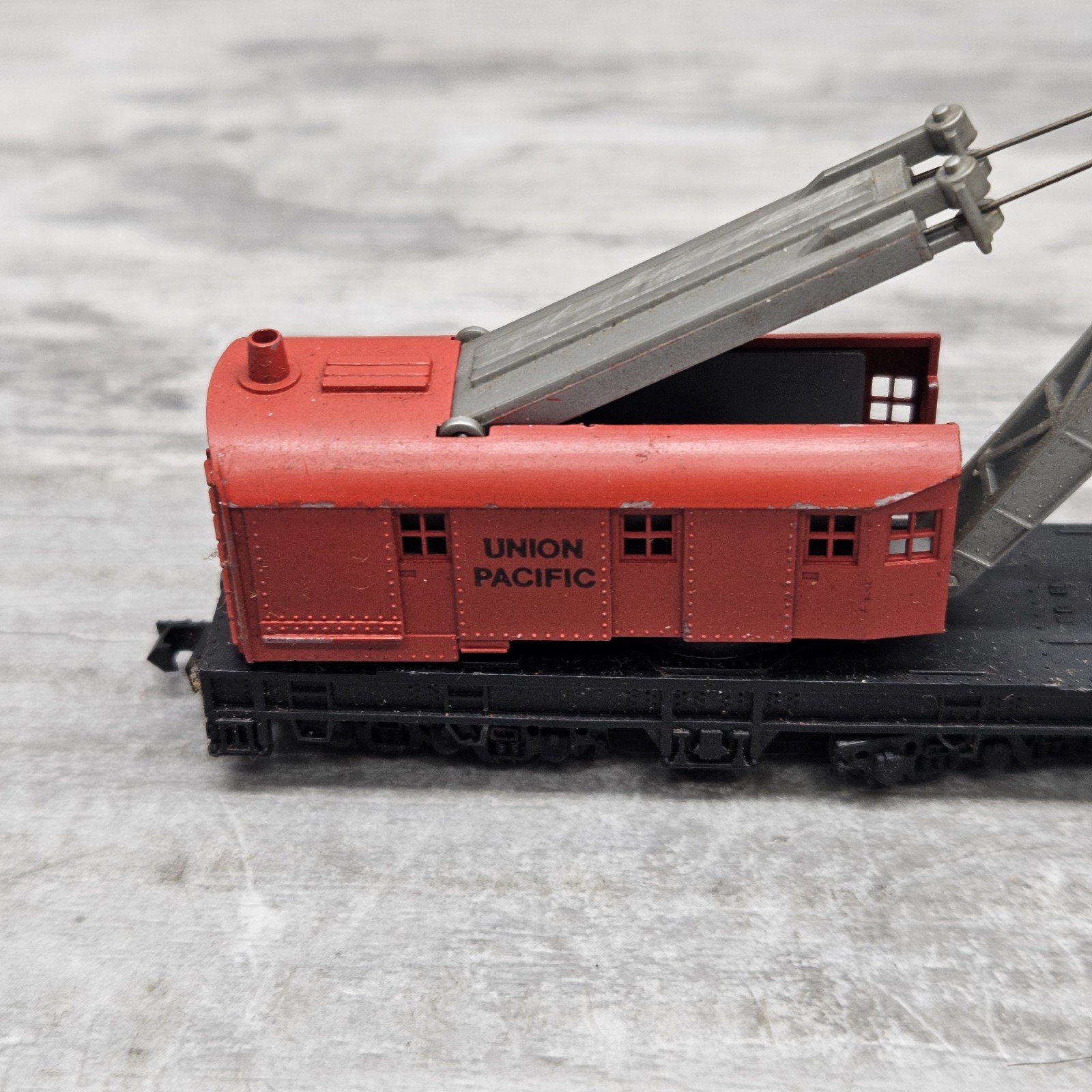 Vintage Arnold Rapido 0471 N Scale Union Pacific Wrecking Crane West Germany