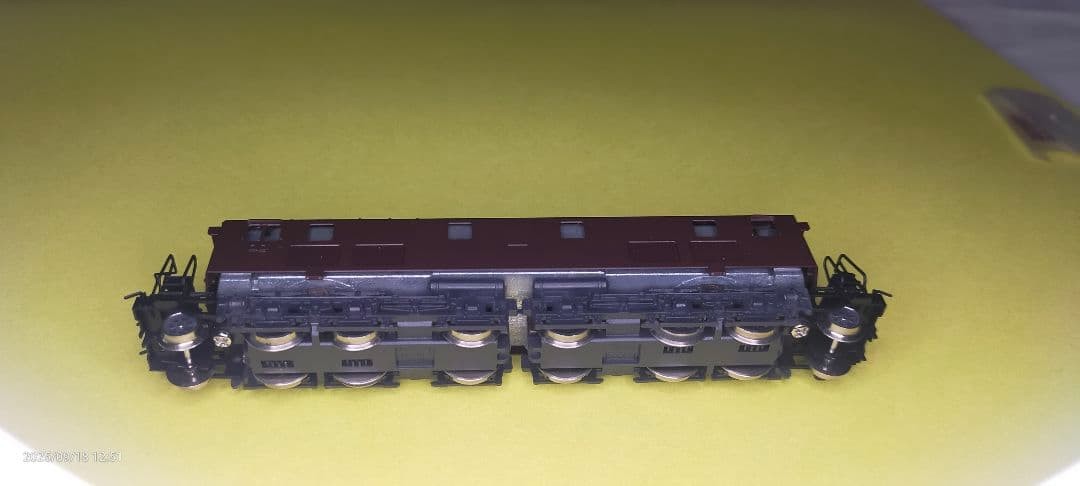 World Kogei JNR EF13-25 Brown N Gauge Electric Locomotive