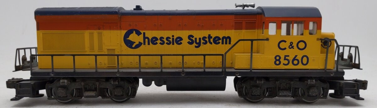 Lionel 6-8560 O Chesapeake and Ohio U36B Non-Powered Diesel Locomotive #8560/Box