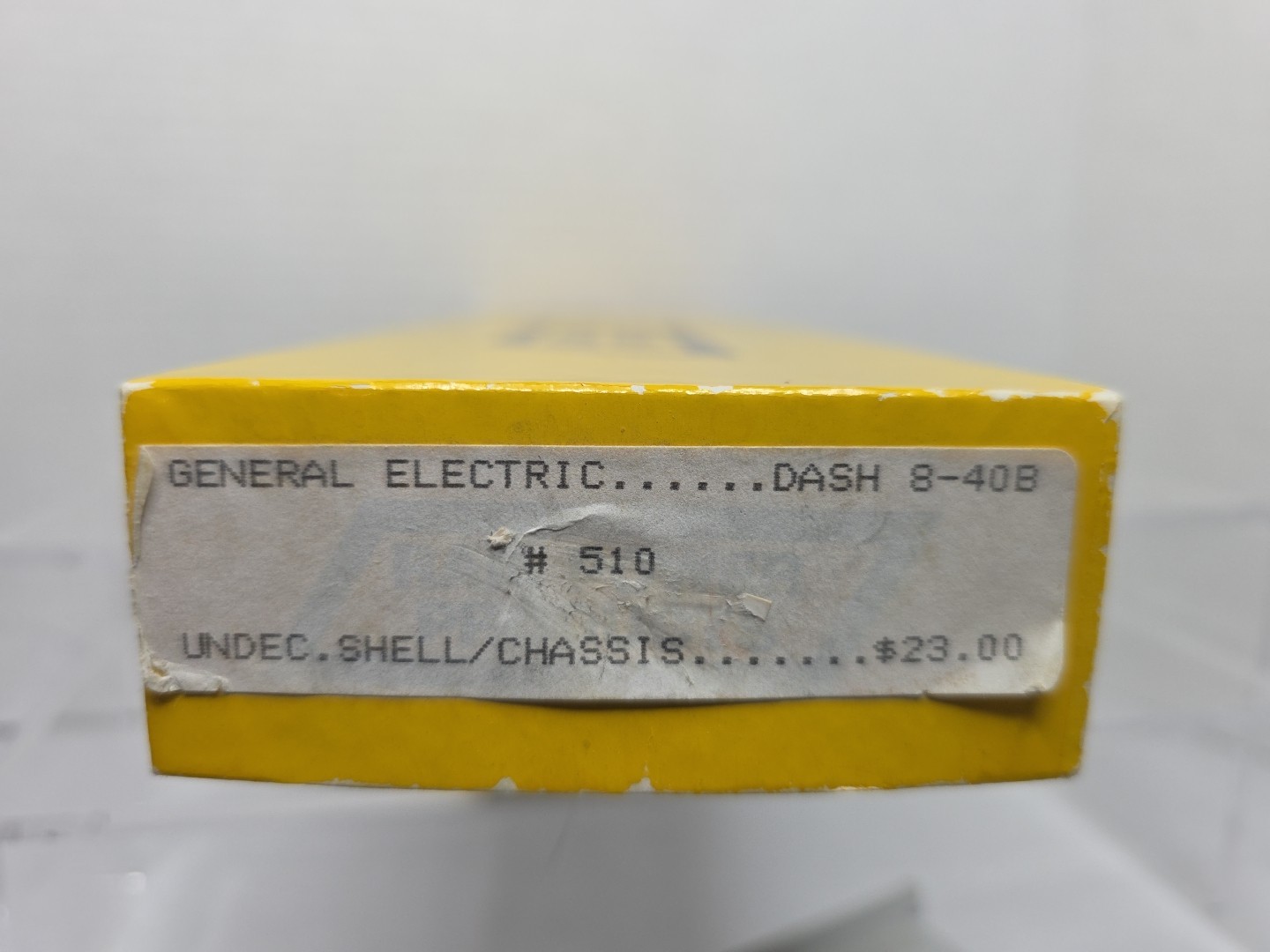 Rail Power Products HO Scale Undecorated GE Dash 8-40B Diesel Loco Shell/Chassis