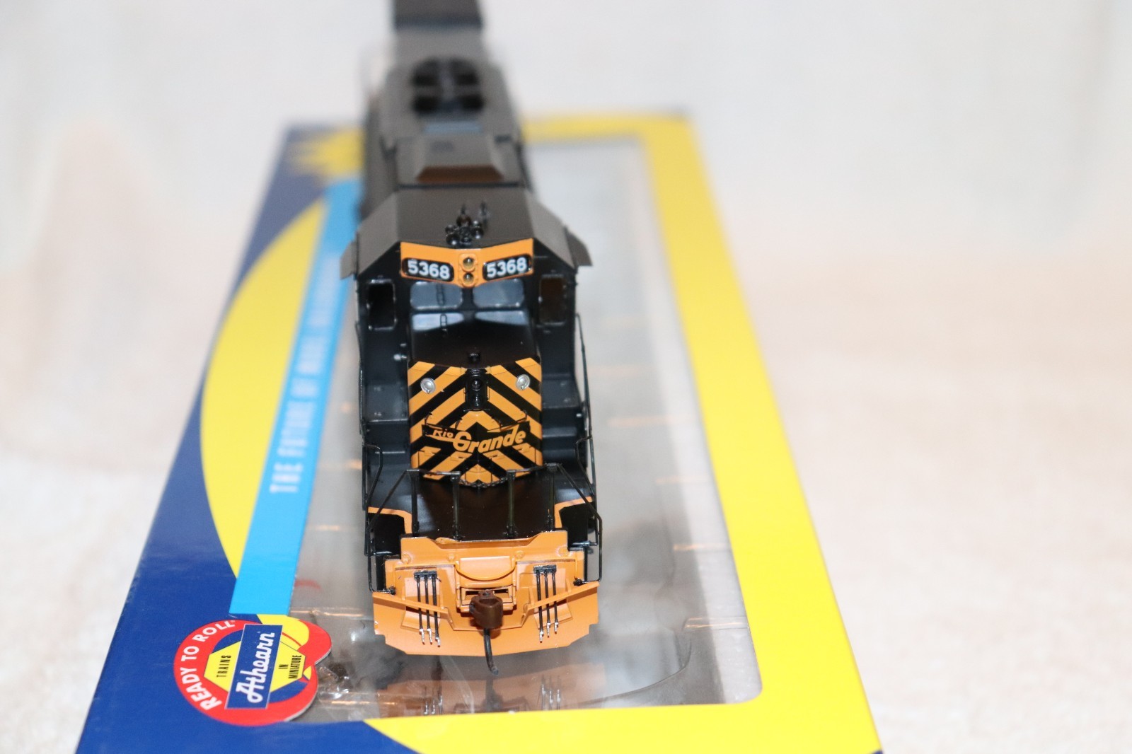 HO Athearn 95155 Rio Grande D&RGW SD40T-2 #5368 Tsunami DCC Sound Installed NIB