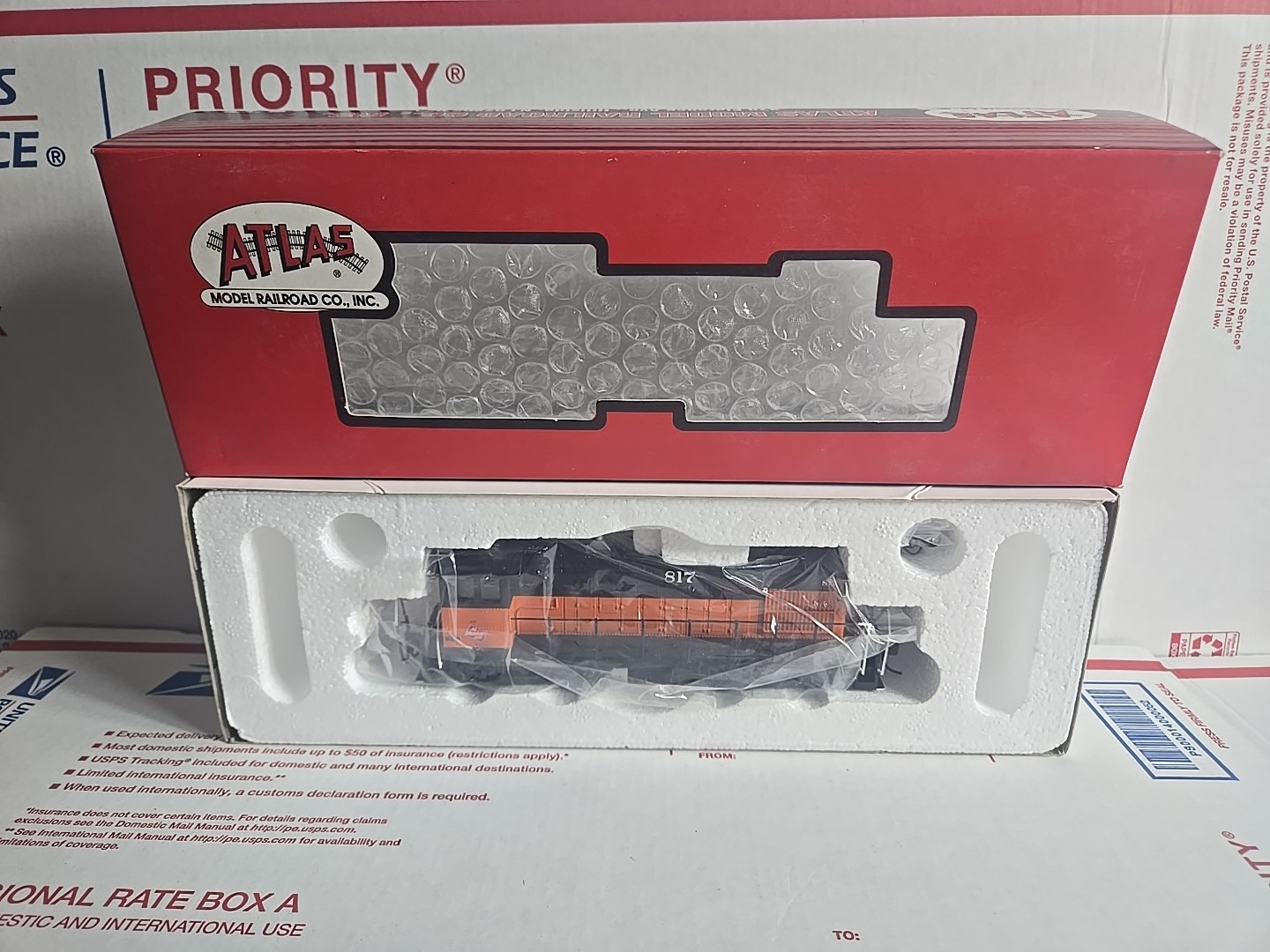 ATLAS HO ALCO S-4 MILWAUKEE ROAD LOCOMOTIVE SWITCHER #817 ITEM #8757 NEW