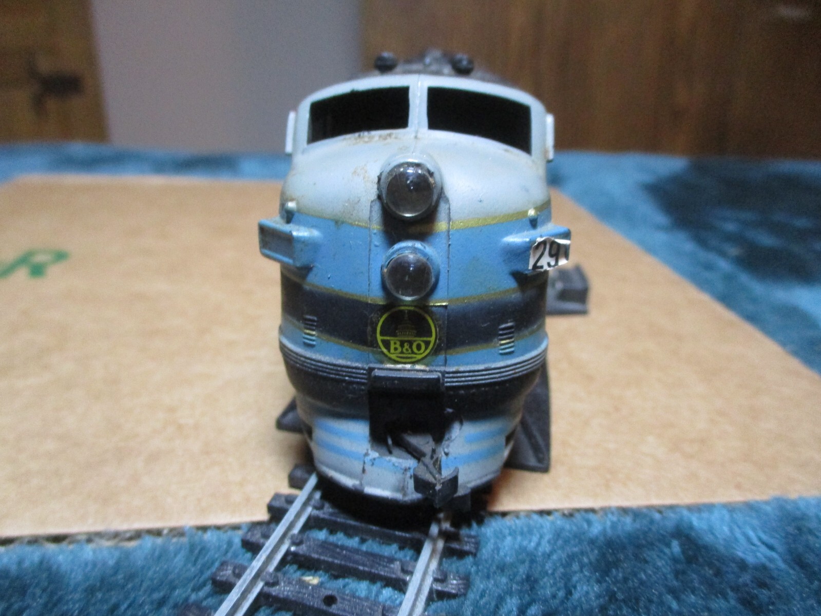 Unbranded Ho Scale 82 OP-5 B&O Baltimore & Ohio Diesel Locomotive Tested Read