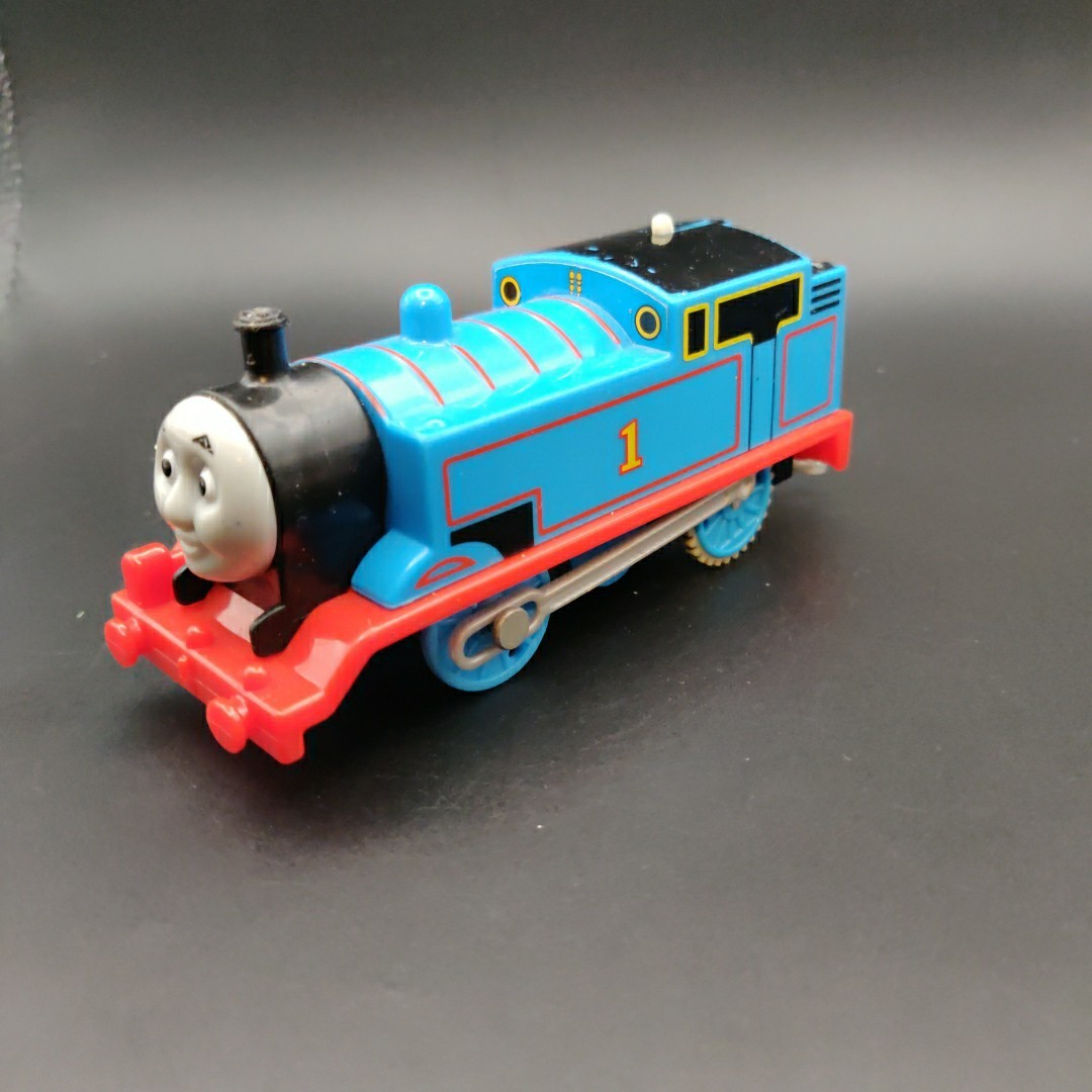 Thomas & Friends Mattel Train James The Red & Thomas Blue Plastic 2013 Used