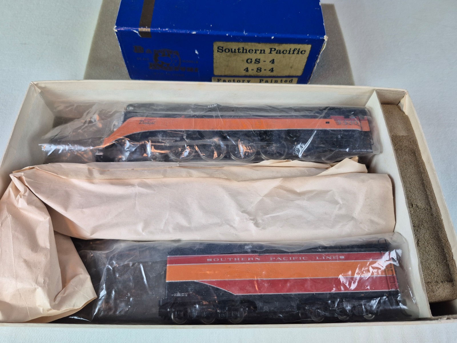 HO BRASS BALBOA SOUTHERN PACIFIC GS-4 4-8-4 #4430 **FACTORY PAINTED**
