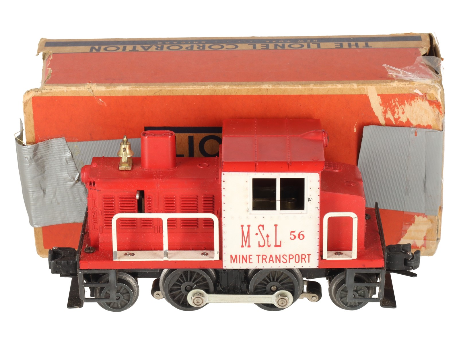 Lionel 56 Vintage O Minneapolis & St. Louis Powered Diesel locomotive/Box