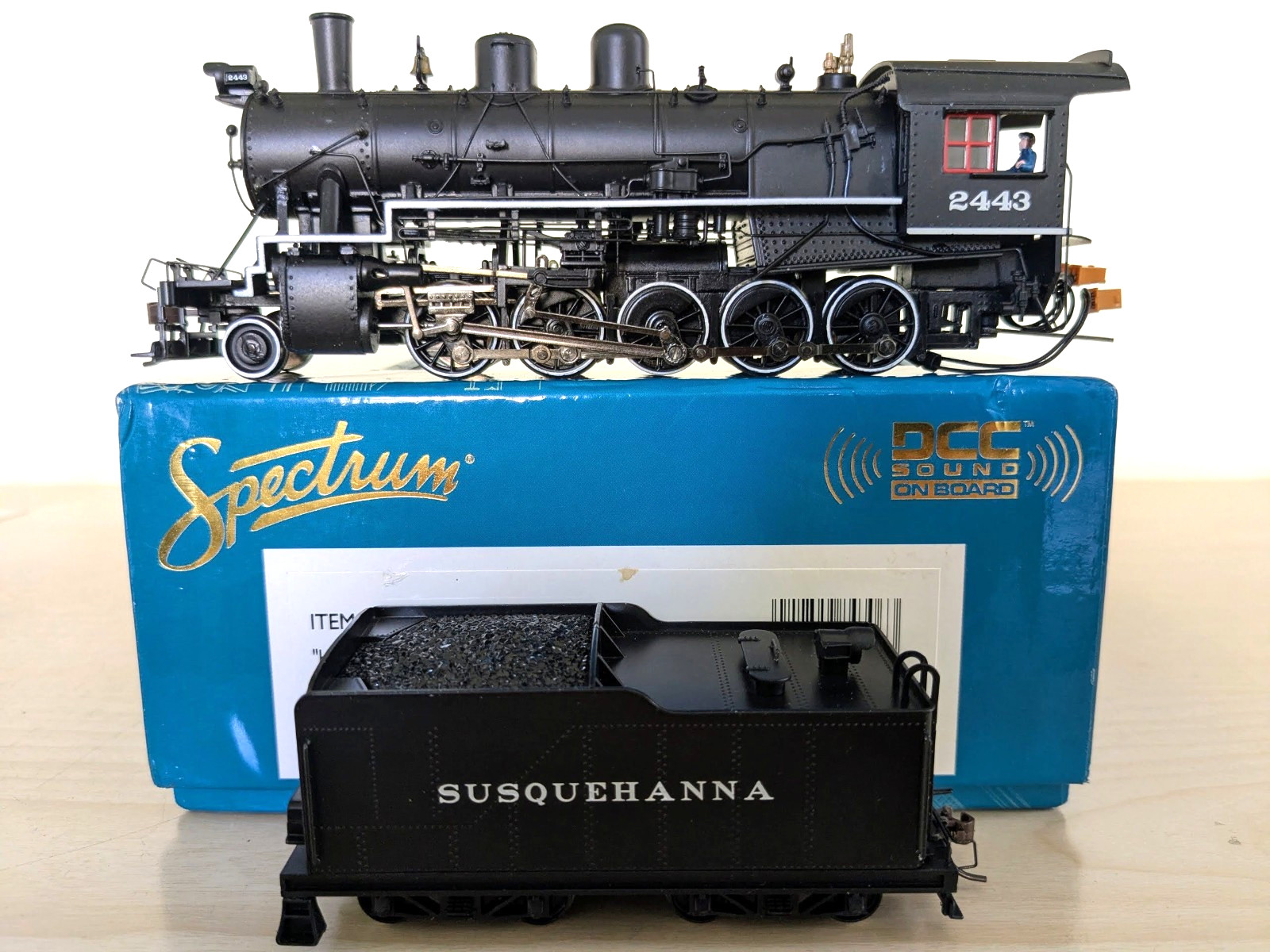 **LNIB **SOUND&DCC** 2-10-0 DECAPOD SUSQUEHANNA SPECTRUM HO *RUNS & SOUNDS G@@D!