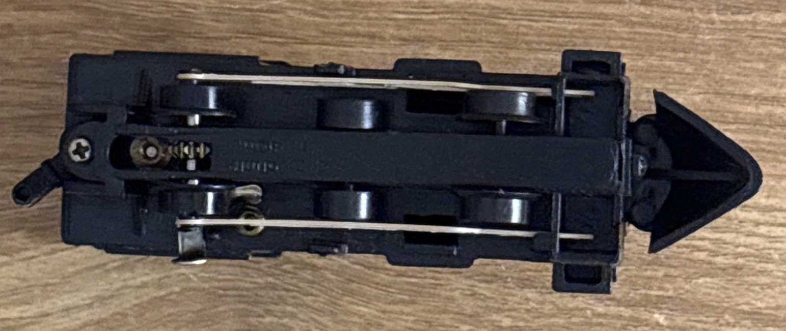 Vintage Locomotive Train Scale Model Toy Black Made in Hong Kong Untested