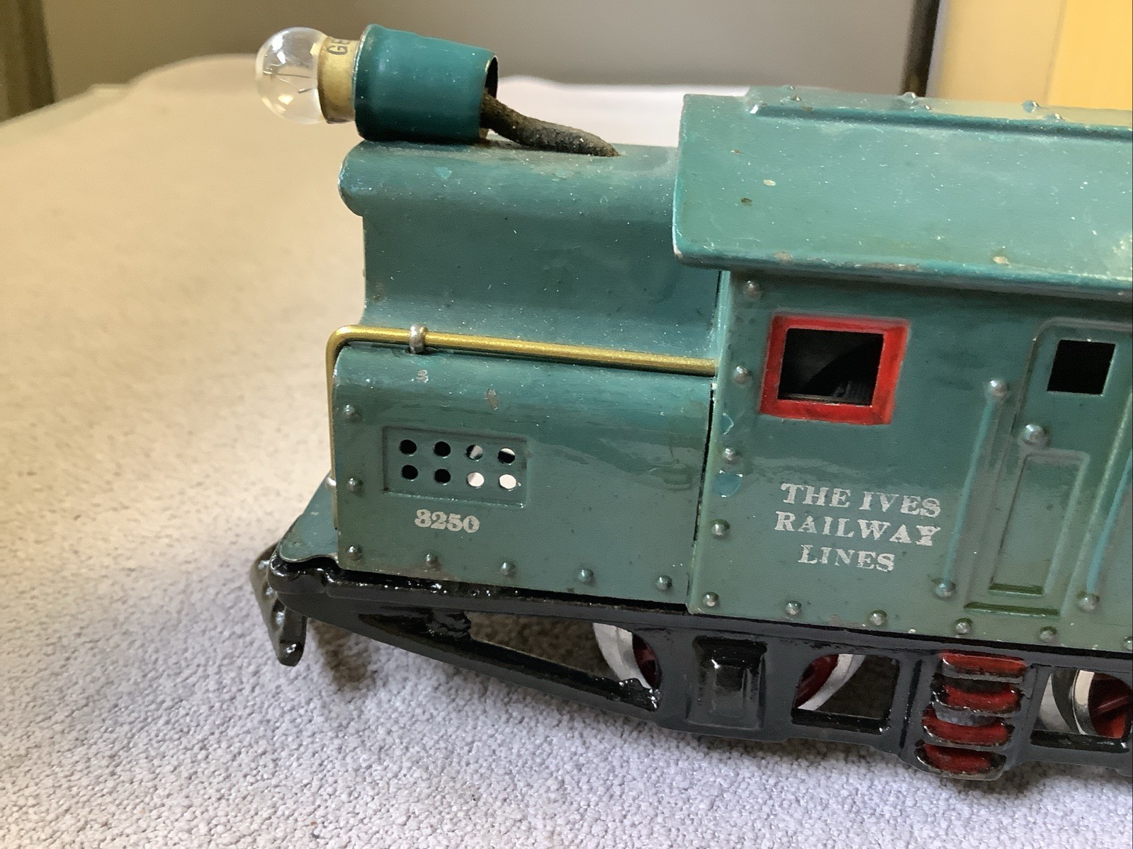 Ives Railway Lines # 3250 O Gauge Locomotive Engine Used Runs