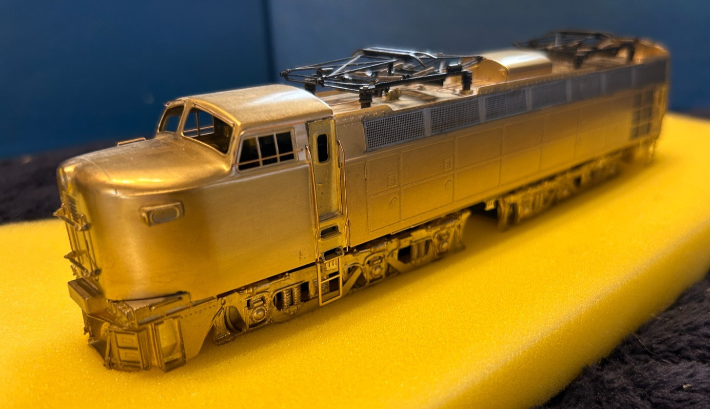 ALPHA Models HO Brass PRR E-2C Bald-West Electric Locomotive