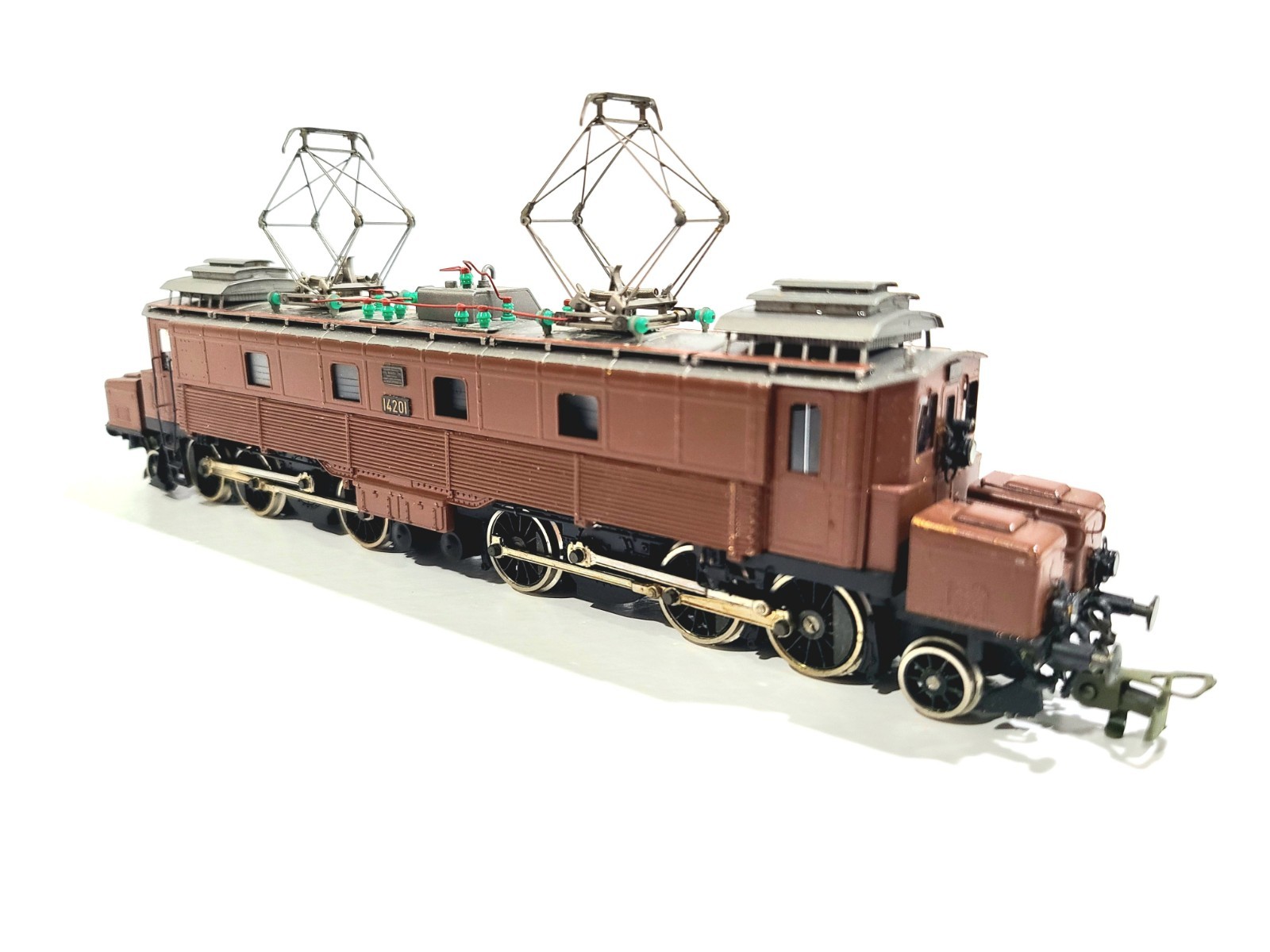 Metropolitan SBB-CFF Ce 6/8 Schlotterbut Brown #14201 HO Brass Model #742