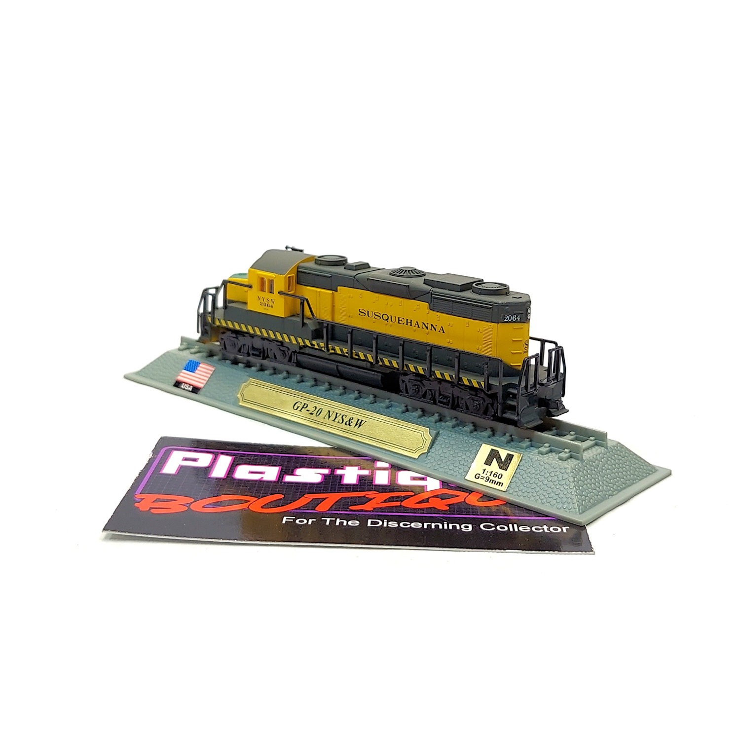 Del Prado EMD GP20 NYS&W Susquehanna 1:160 #18 STATIC MODEL LOCOMOTIVE TRAIN