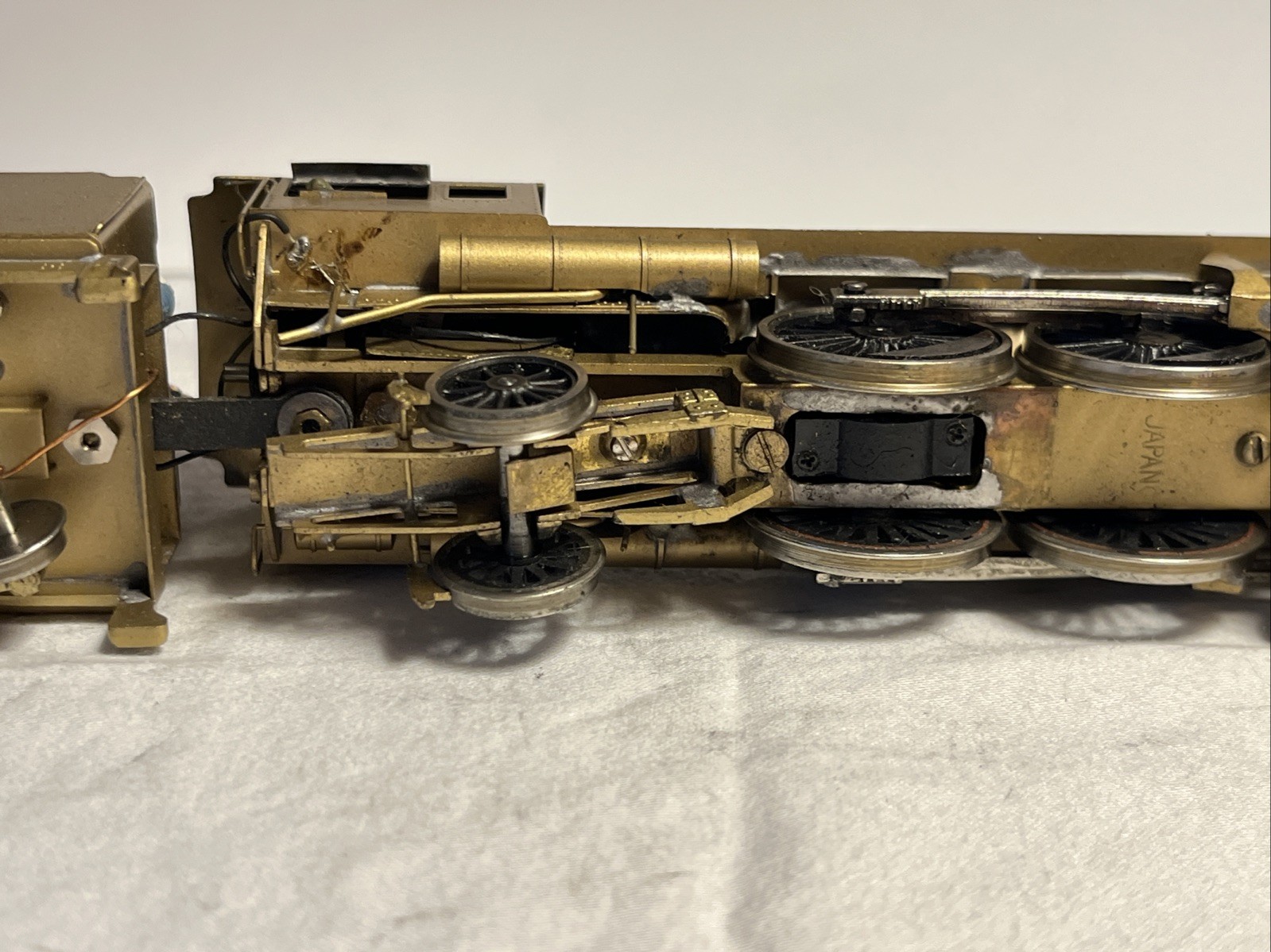 HO Scale West Side Model Co. Brass Union Pacific 4-4-2 DC TESTED NO BOX
