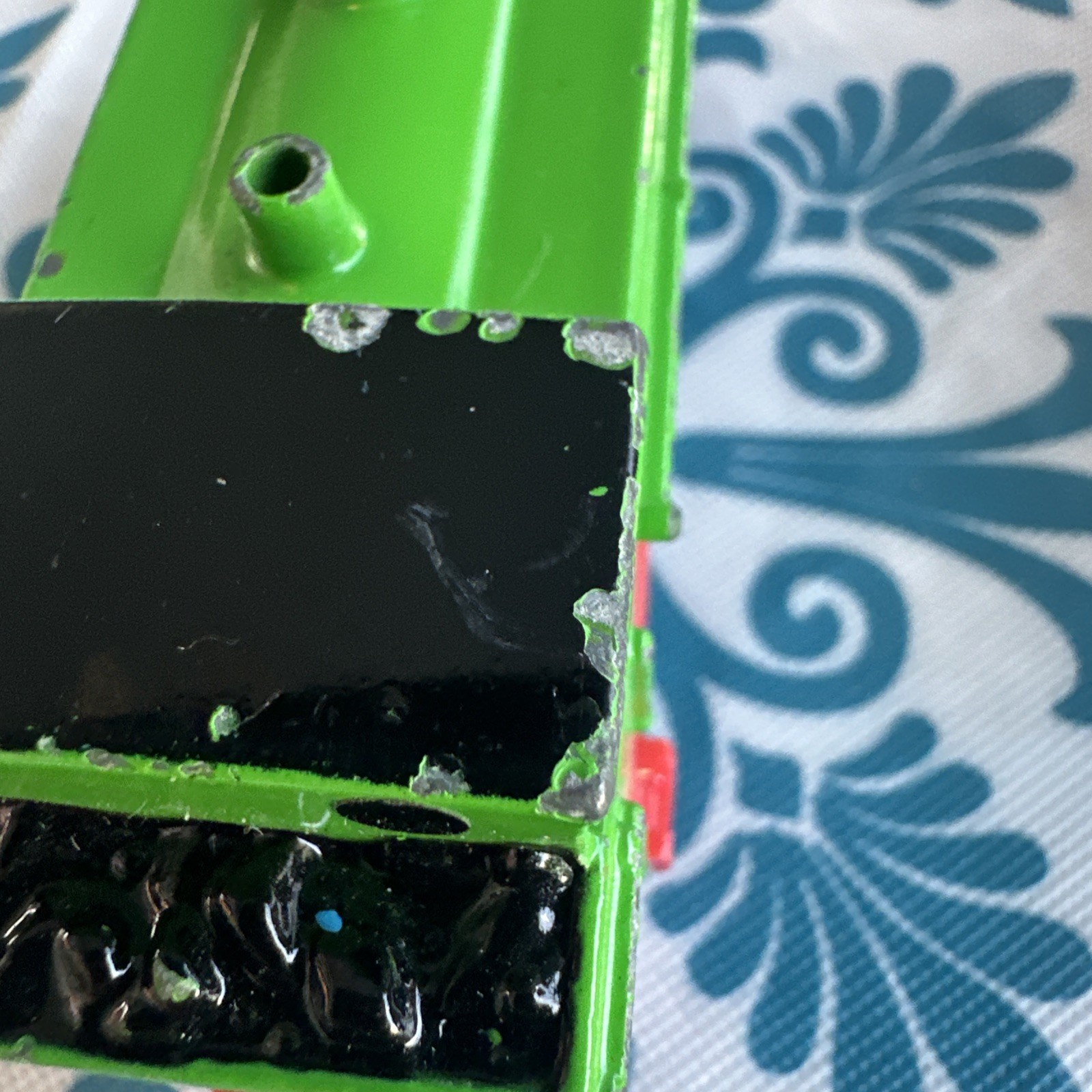 ERTL Thomas and Friends, Duck, 1990 Diecast Green Black Red Locomotive Number 8
