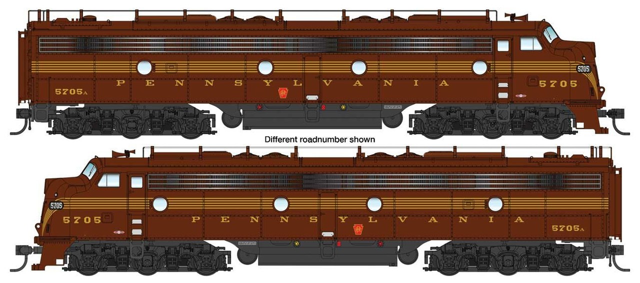 Walthers Proto HO Scale ~ EMD E8 A-A ~ DC ~ Pennsylvania Railroad ~ 920-49900