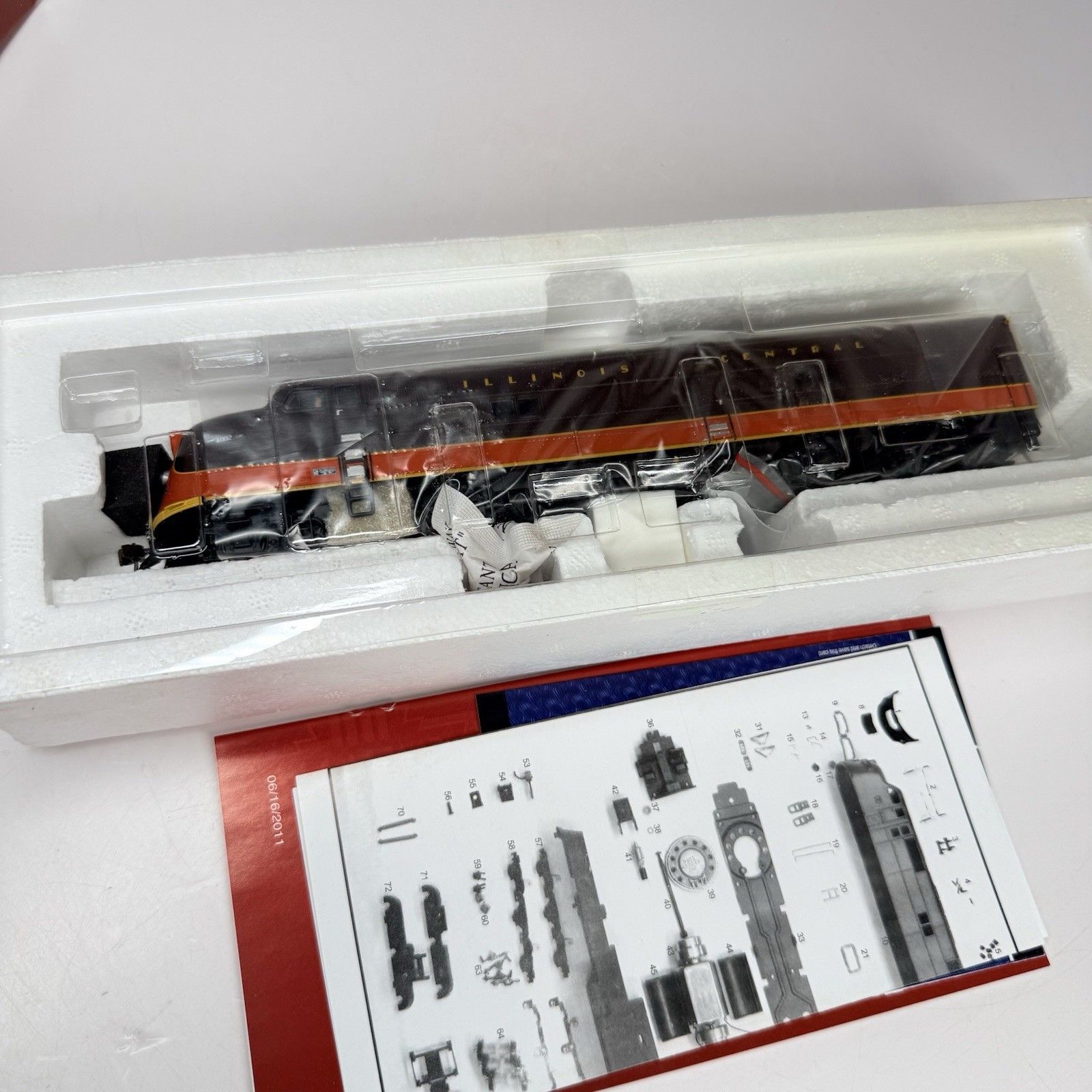 HO Scale Broadway Limited Paragon2 2339 EMD E6A Illinois Central 4002 DCC