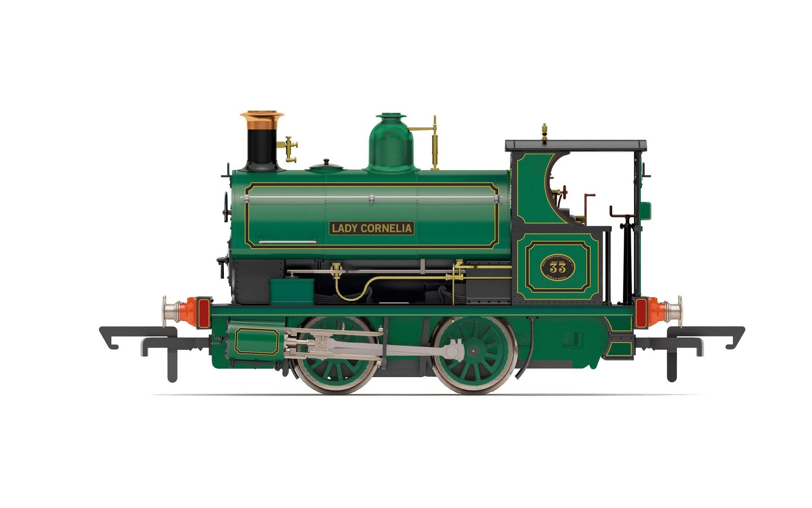 Hornby R3869 OO Gauge Dowlais Ironworks Peckett W4 Class 33 Lady Cornelia – Era